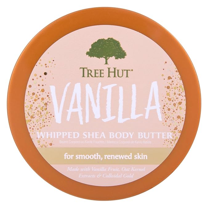 Tree Hut Vanilla Whipped Shea Body Butter, Mothers Day Gifts, Long-Lasting - Image 4
