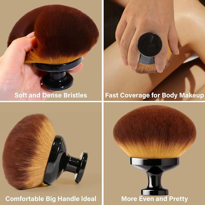 Extra Large Body Makeup Brush For Self Tanner, Leg Makeup &Bronzer Blend - Image 5