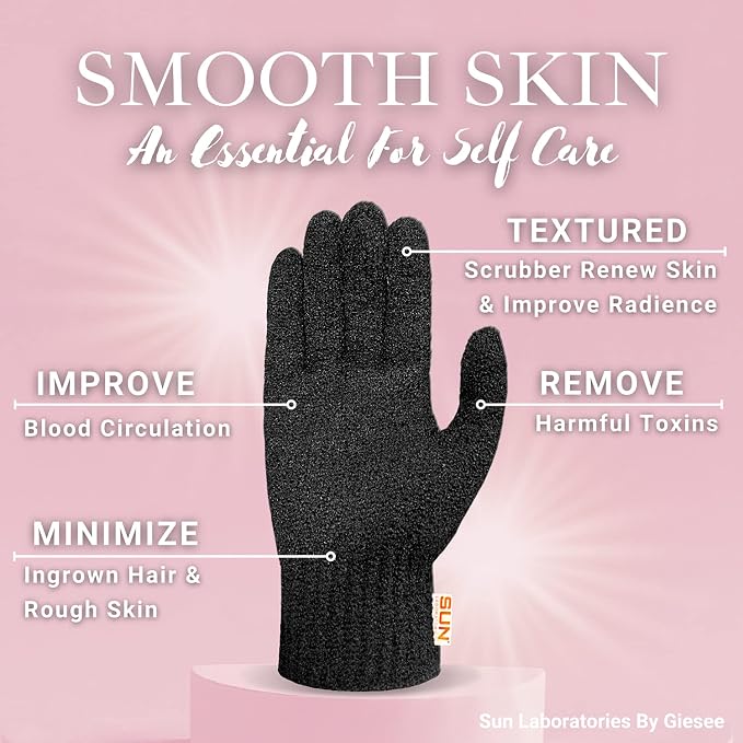 Sun Laboratories By Giesee Exfoliating Body Glove and Tan Removal Mitt - Image 6