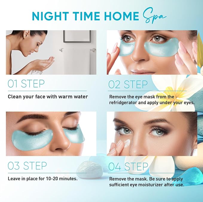 Under Eye Patches – 30 Pairs Hydrating Gel Masks - Image 8