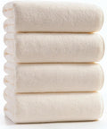 sakano 4-Piece Bath Towel Set, Quick-Dry Absorbent Lint Free & Launder Soft by Unknown