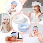 2Pcs Spa Headband, Make Up Headband Hair Head Band - Image 7