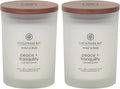 Chesapeake Bay Candle Peace + Tranquility Scented Candles Medium Size 2-Pack by ChesapeakeBayFragrance