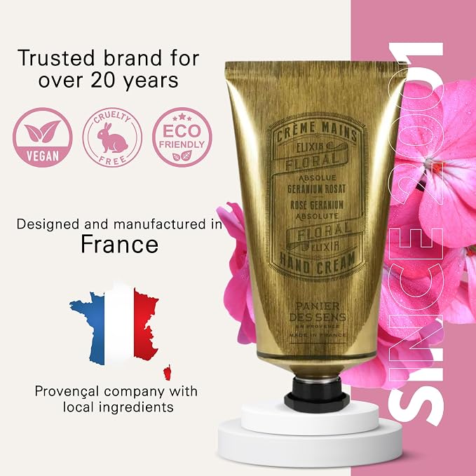 Panier des Sens – Rose Geranium Hand Cream – Moisturizing Hand Lotion - Image 5