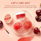 ANAI RUI Cherry Lip Scrub & Lip Mask Set, Vitamin E, Lip Scrub - Image 9