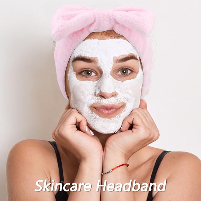 VELSCRUN Spa Headbands for Wash Face, Makeup Headband, Facial Skincare Headbands - Image 4