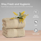 Ariv Premium Jumbo Bath Towels Pack of 2, Beach Towel, Extra-Large Bath Sheets - Image 2