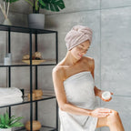 SimpleField 2 Pack Microfiber Hair Towel Wrap - Image 7