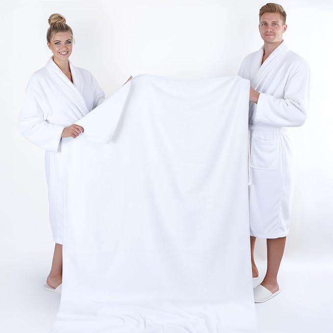 American Soft Linen 100% Cotton 600 GSM Turkish 40x80 Oversized Bath Towel Sheet - Image 5