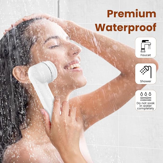 Facial Cleansing Brush, Electric Face Scrubber - Image 7