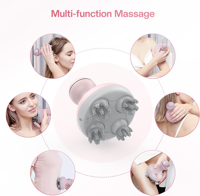 COMFIER Scalp Massager for Hair Growth, Waterproof & Full Body Kneading - Image 4