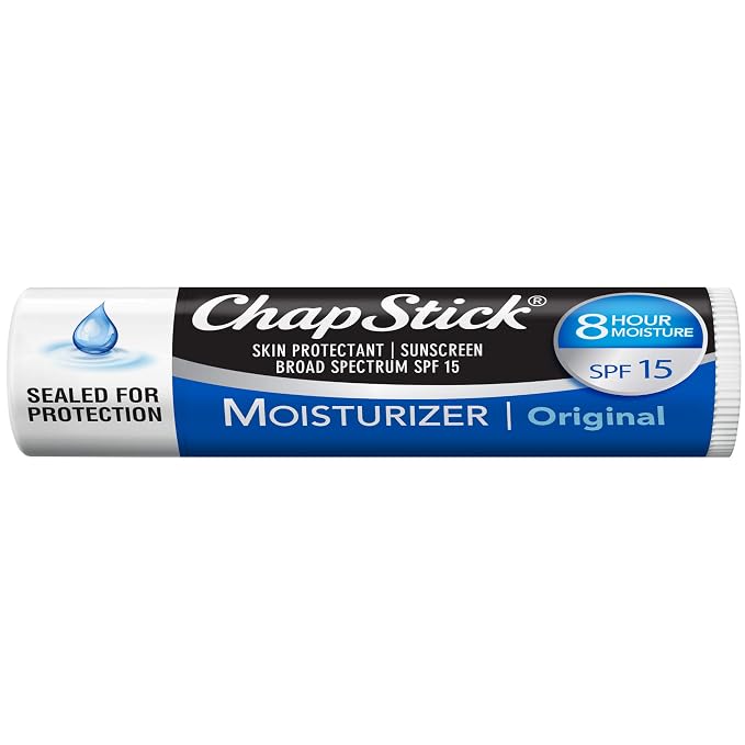 ChapStick Moisturizer Original Lip Balm Tubes, SPF 15 and Skin Protectant - Image 2