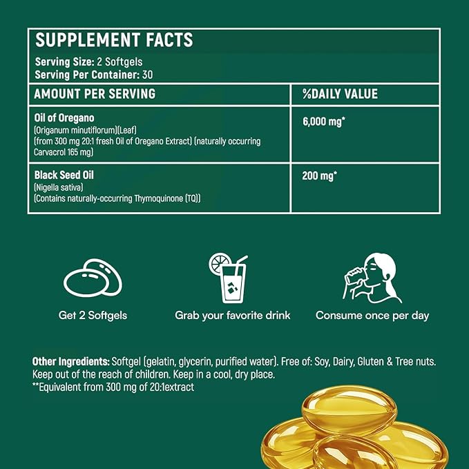 Resilia Oil Of Oregano Softgels - Image 2