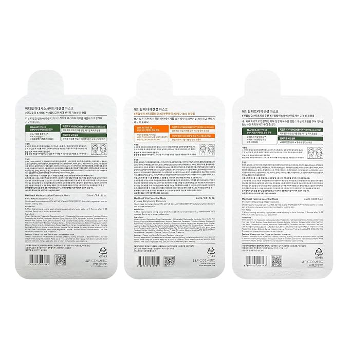 Mediheal Sheet Mask Essential HERO 6 pack| Korean Skincare Facial Sheet Mask - Image 4