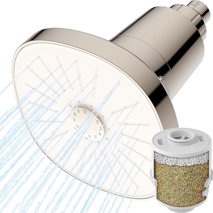 Ryamen Filtered Shower head, Rain Shower Head by Enjoyabeatifullife
