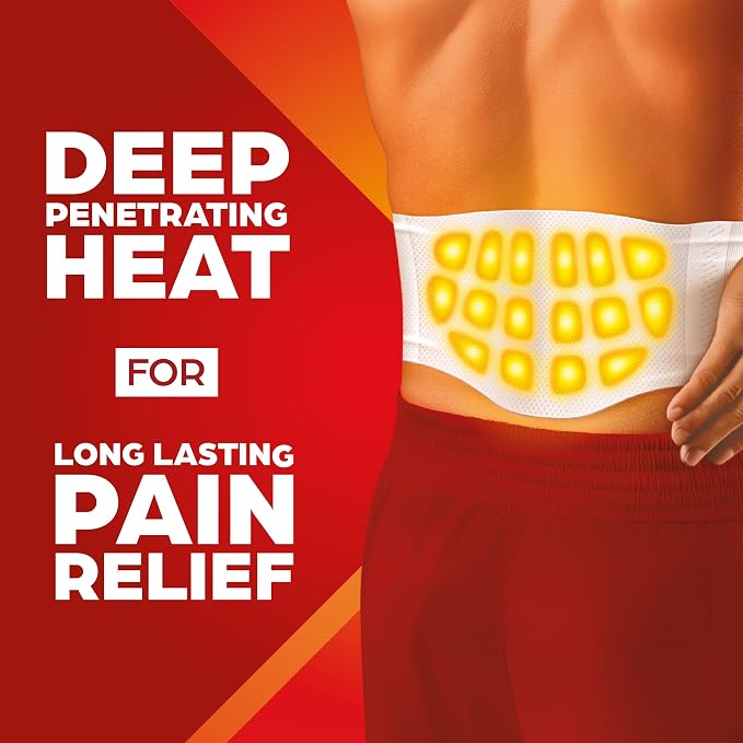 ThermaCare Advanced Back & Hip HeatWraps, Long-Lasting, Disposable Heat Therapy - Image 2