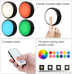 HELPLEX LED Puck Lights with Remote, 6 Pack Color Changing RGBW, Battery Powered - Image 8