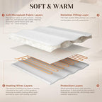 GOTCOZY Multi-Zone Heated Mattress Pad Queen Size - Image 4