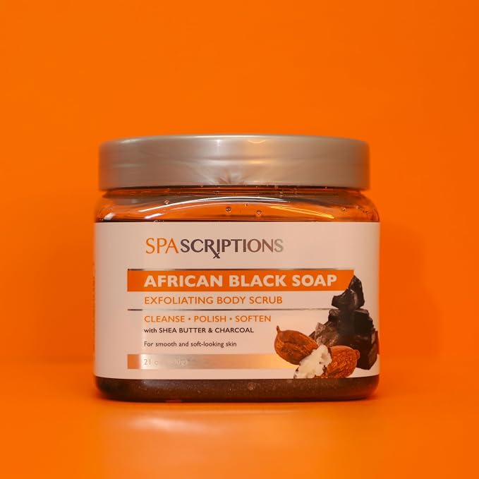SpaScriptions African Black Soap Sugar Scrub - Image 2
