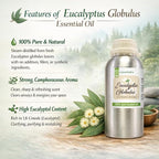 GreenHealth - Eucalyptus Globulus Essential Oil – 16 fl oz Aluminum Bottle - Image 3