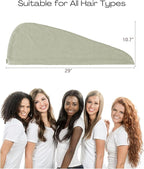 ROLSHOL Extra Large 4 Pack Microfiber Hair Towel Wrap - Image 2