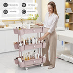 3 Tier Drawer Shelf Beauty Cart - Image 3