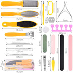 Professional Foot Care Kit, 30-Piece Pedicure Set - Image 2