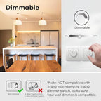 Linkind A19 LED Light Bulbs Dimmable, 60W Equivalent, Energy Efficient 9W - Image 3