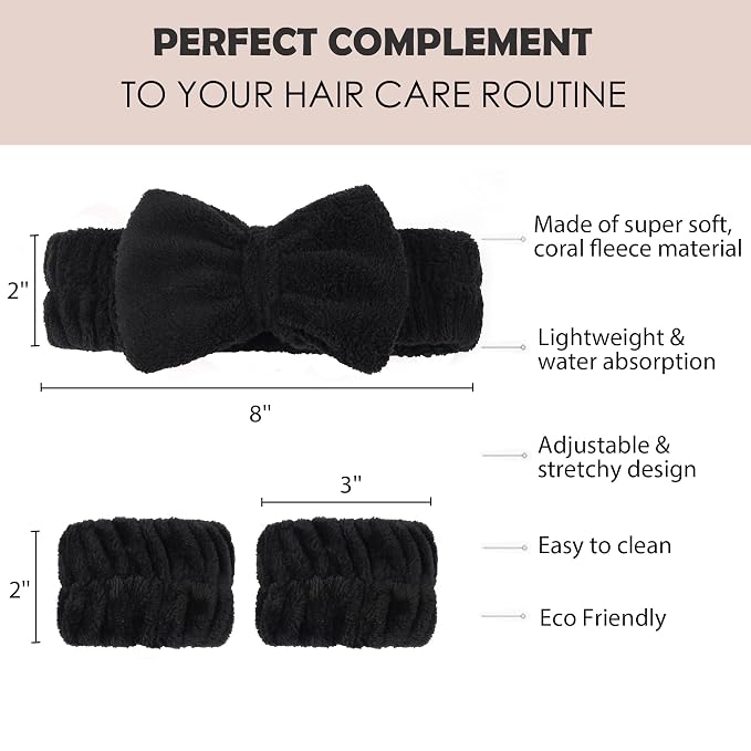 Ayesha Spa Headband and Wristband Set - Image 3
