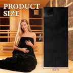 JZHLLA 70" x 30" Sauna Blanket Insert Towel, Reusable - Image 2