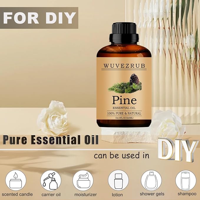 Pine Essential Oils, 240ML Pure and Natural Essential Oil - Image 5