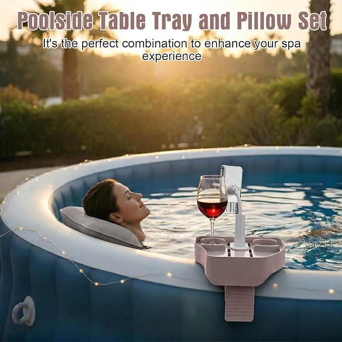 Lewtemi 2 Pcs Hot Tub Table Tray - Image 6