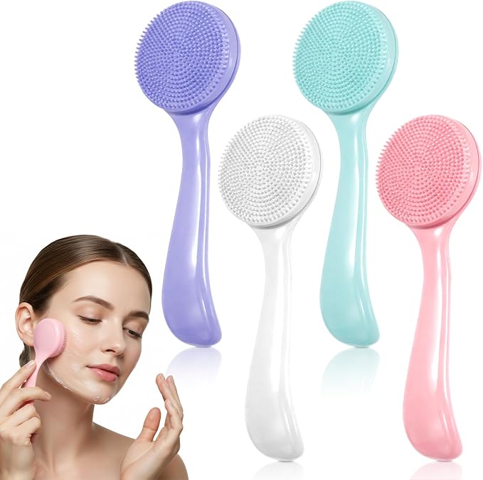 JJUNW 4 Pcs Silicone Face Brush by Unknown