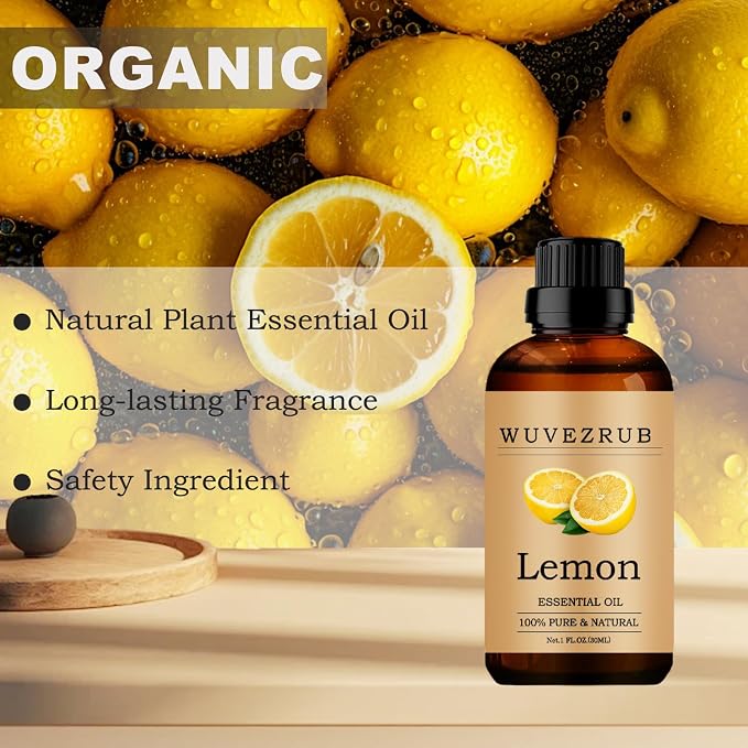 Lemon Essential Oils, 30ML 100% Pure and Natural Essential Oil - Image 4