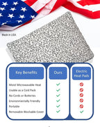 Microwavable Corn Filled Heating Pad and Cold Pack/Washable 100% Cotton Cover - Image 6