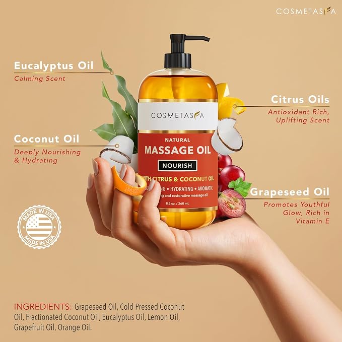 Natural Nourishing Massage Oil - Image 2