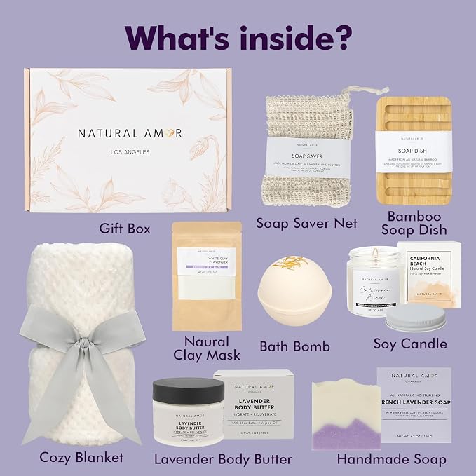 Natural Amor 8-Piece Spa Gift Set - Image 2