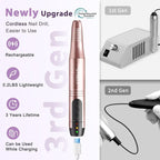 COSLUS C20 Cordless Nail Drill Electric File: Professional - Image 2