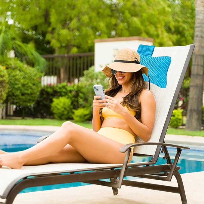 REEZEIVI Hot Tub Headrest Pillow, Chaise Lounge Pillows Outdoor 3D air mesh - Image 7