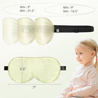 Kids Sleep Mask Eye Cover, 100% Real Natural Pure Silk Eye Mask - Image 6