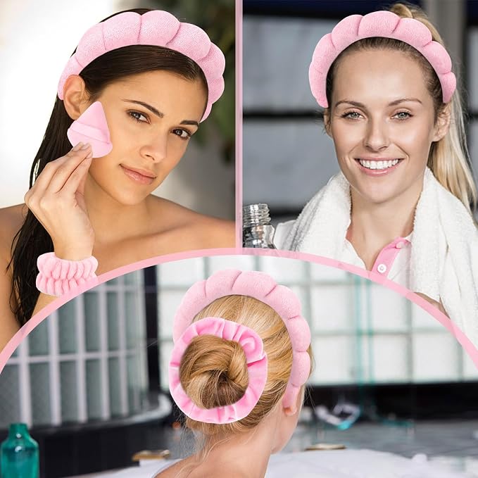 Spa Headband Set, Spa Party, Sleepover Party - Image 4
