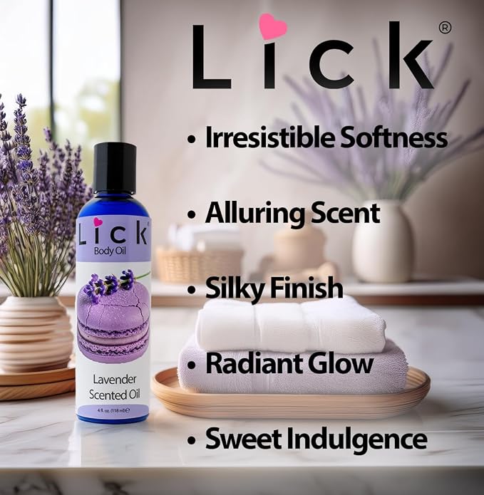 LICK Lavender Floral Scented Body Oil – Lightweight Daily Hydration - Image 3
