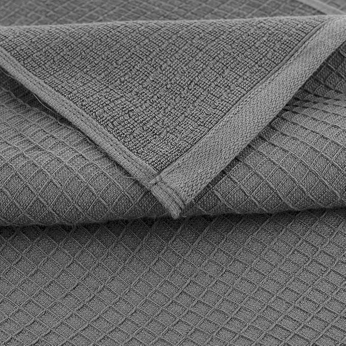 CASA COPENHAGEN Waffle 2Pcs 100% Egyptian Cotton Large Designer Bathsheet - Image 3