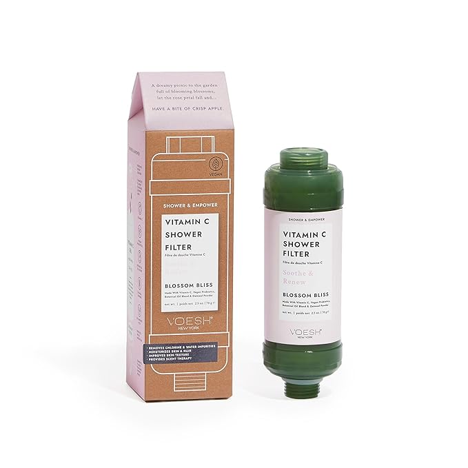 VOESH Vitamin C Shower Filter, Blossom Bliss, Shower Aromatherapy, Water by VOESHNewYork