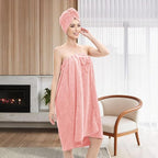 Bath Wrap Towels for Women – Adjustable Spa Shower Wrap - Image 6