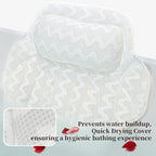 Super Thick Bath Pillow, Soft and Comfortable Bath Pillow, 4D mesh Fabric and 6 - Image 9