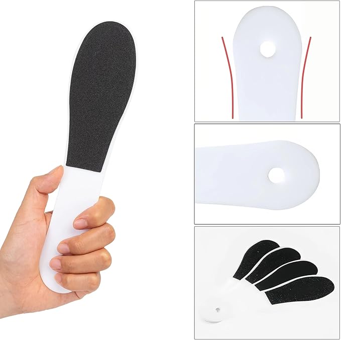 10 Pack Foot File, Professional Foot Callus Remover Sandpaper Pedicure Tools - Image 6
