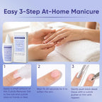 Ceramic Cuticle Pusher & Oil Pen + Cuticle Remover Gel – Gentle Nail Care Kit - Image 7