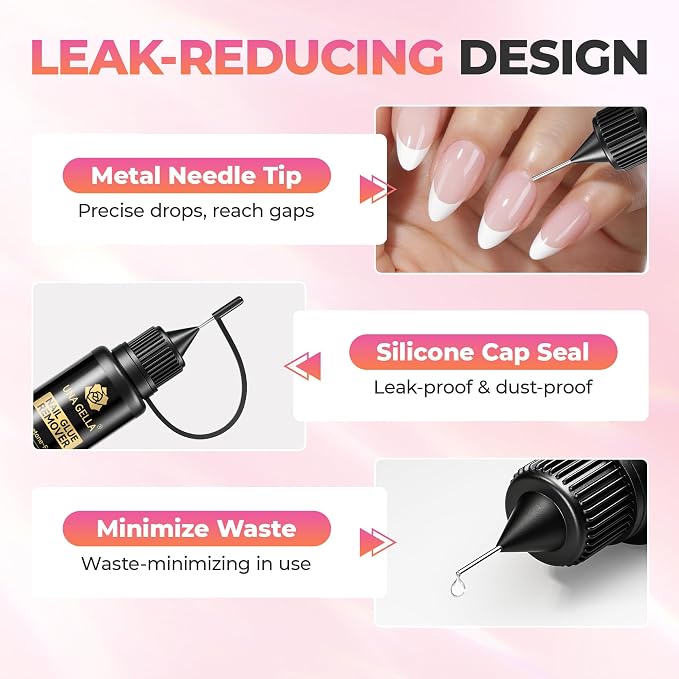 UNA GELLA 20ml*2PCS Nail Glue Remover - Image 5