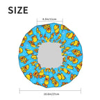 Yellow Rubber Duck Shower Cap For Women Adjustable Double Waterproof Layers - Image 6